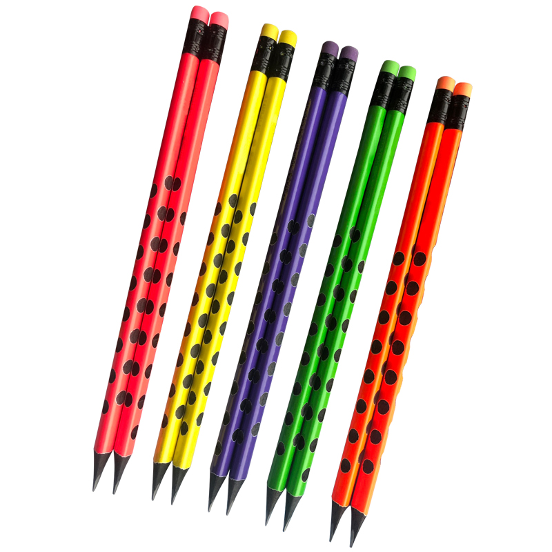 6 Different Color Neon Grove Pencil