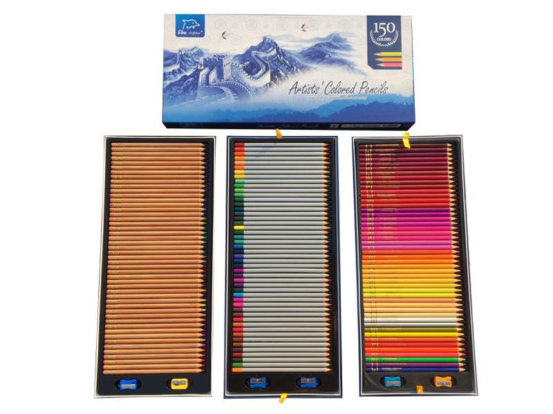 Color pencil paper box high quality color pencil 150 120 72 Zhejiang
